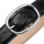 Charger l'image dans la galerie, Liam - Ceinture Cuir Python Noir
