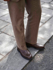 Chelsea Chapman - Chaussures Boots Cuir Grainé Bordeaux