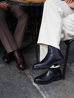 Charger l&#39;image dans la galerie, Chelsea Chapman - Chaussures Boots Cuir Noir
