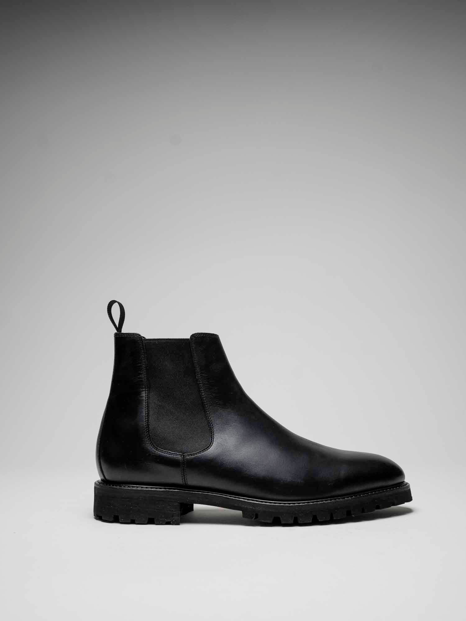 Chelsea Chapman - Chaussures Boots Cuir Noir