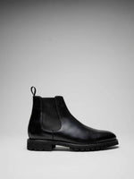 Charger l&#39;image dans la galerie, Chelsea Chapman - Chaussures Boots Cuir Noir
