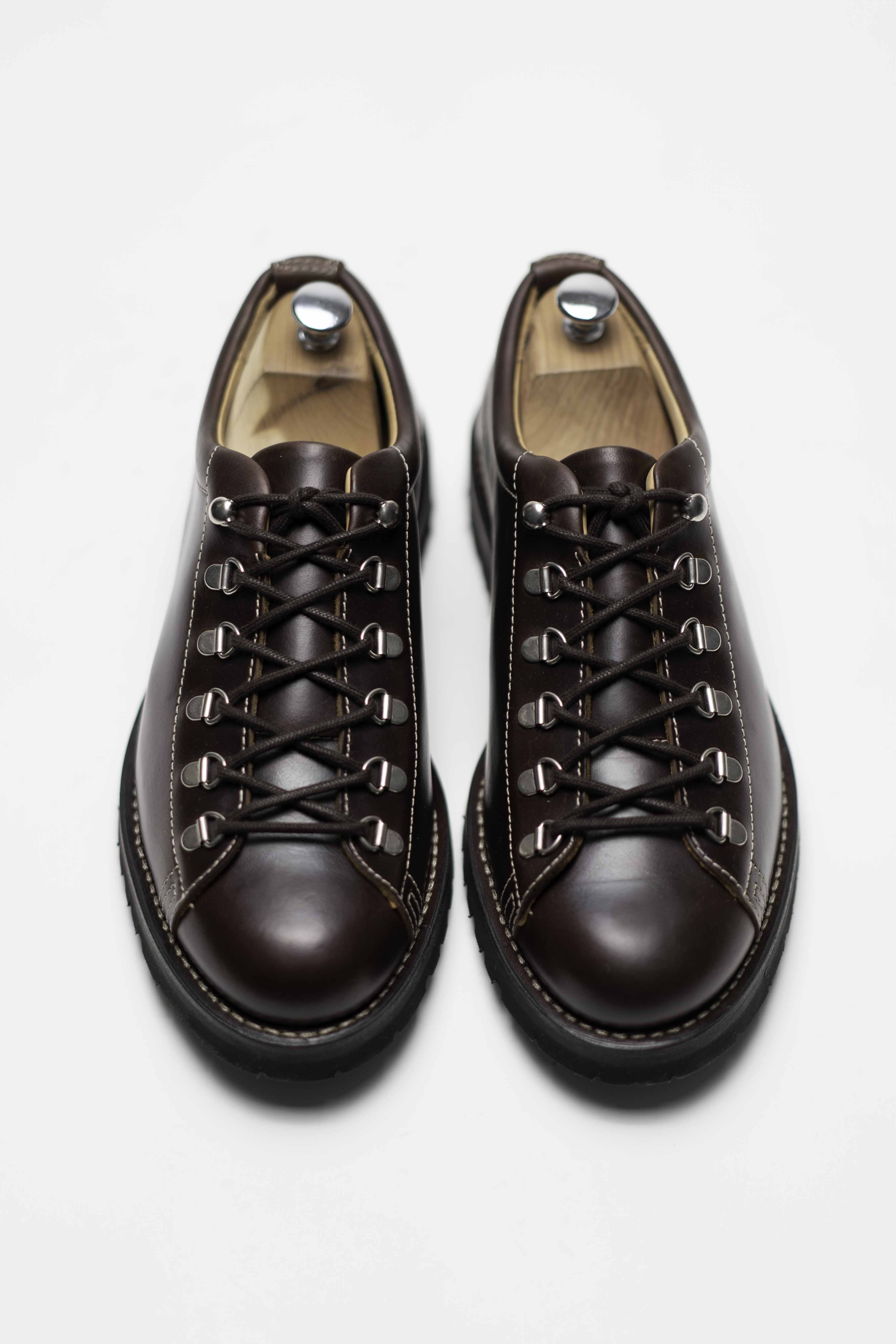 Cody - Chaussures Derby Montagne Cuir Marron