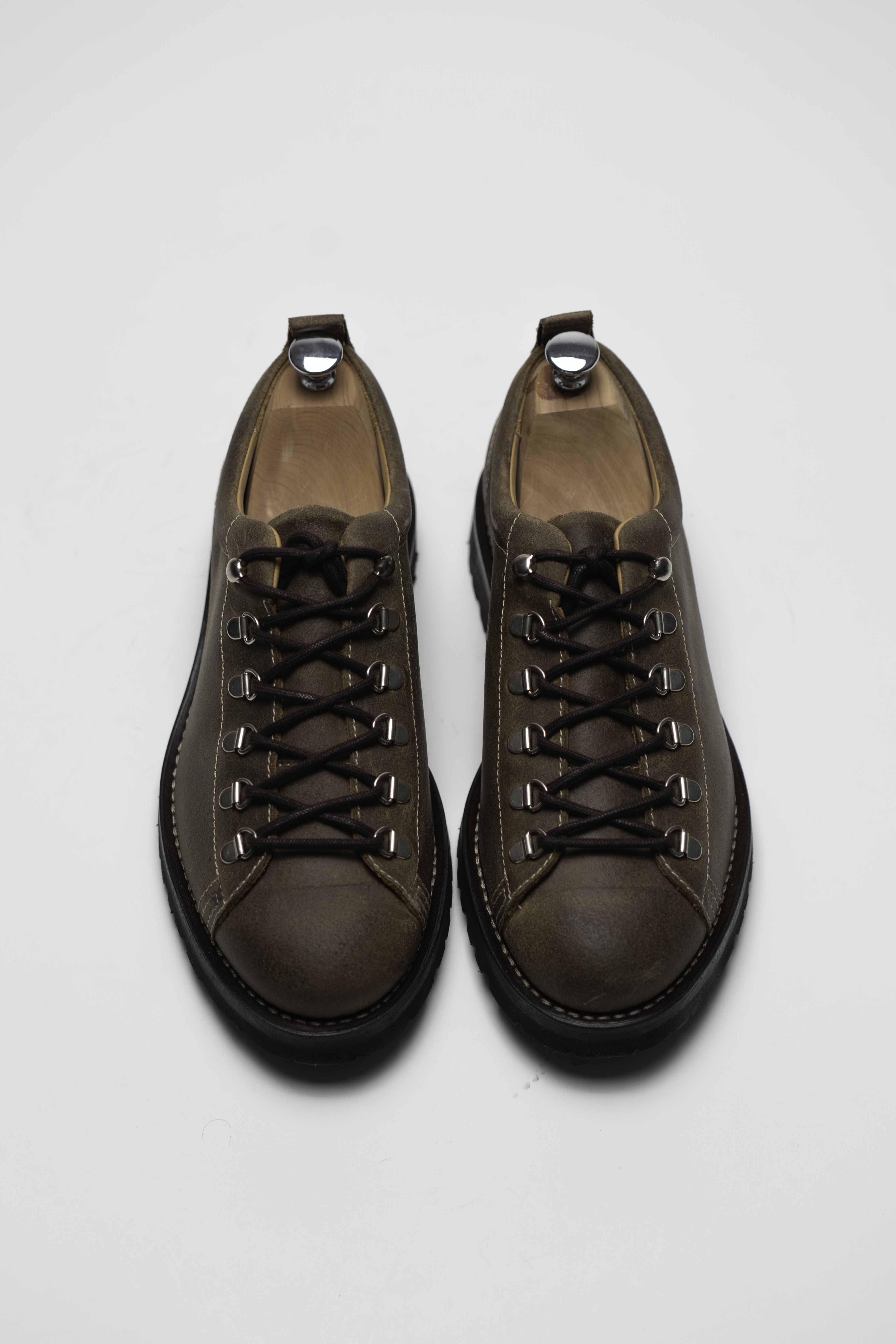 Cody - Chaussures Derby Montagne Cuir Gras Marron