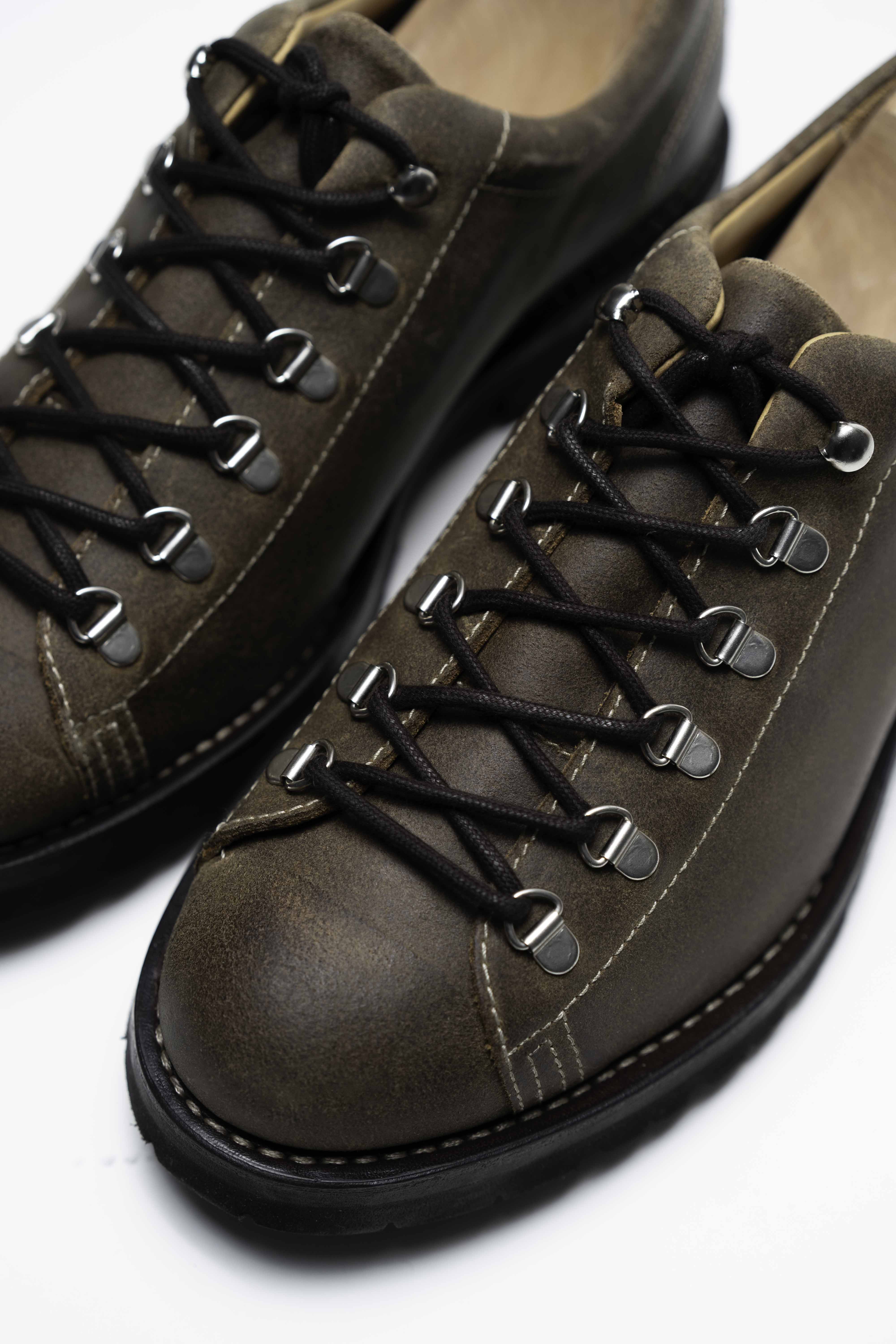 Cody - Chaussures Derby Montagne Cuir Gras Marron