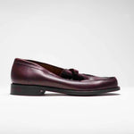 Charger l&#39;image dans la galerie, Peter A. - Chaussures Mocassin Cuir Grainé Bordeaux
