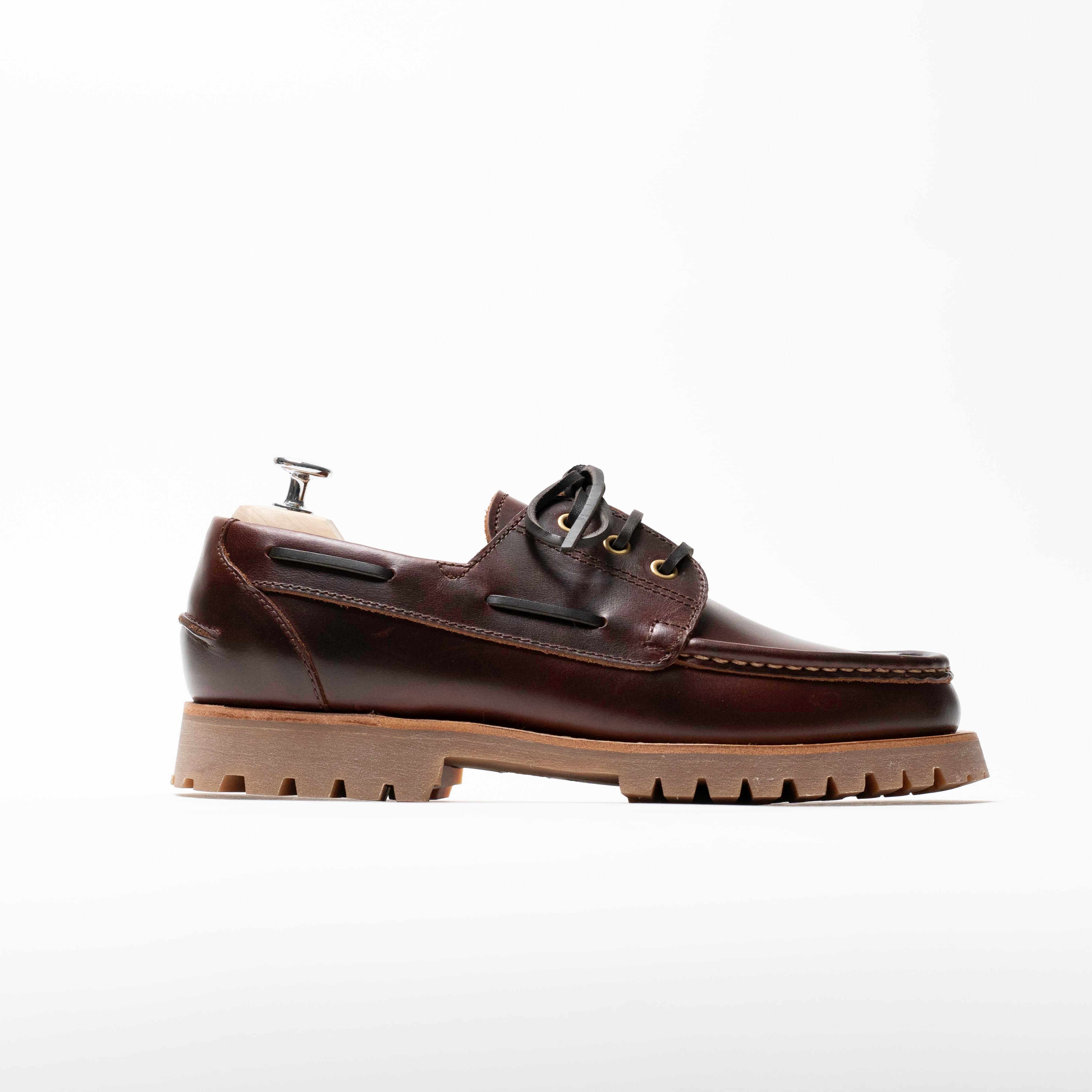 Deck Chaussures Bateau Homme en cuir Marron – Max Sauveur