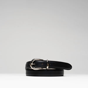 Tony - Ceinture Cuir Noir