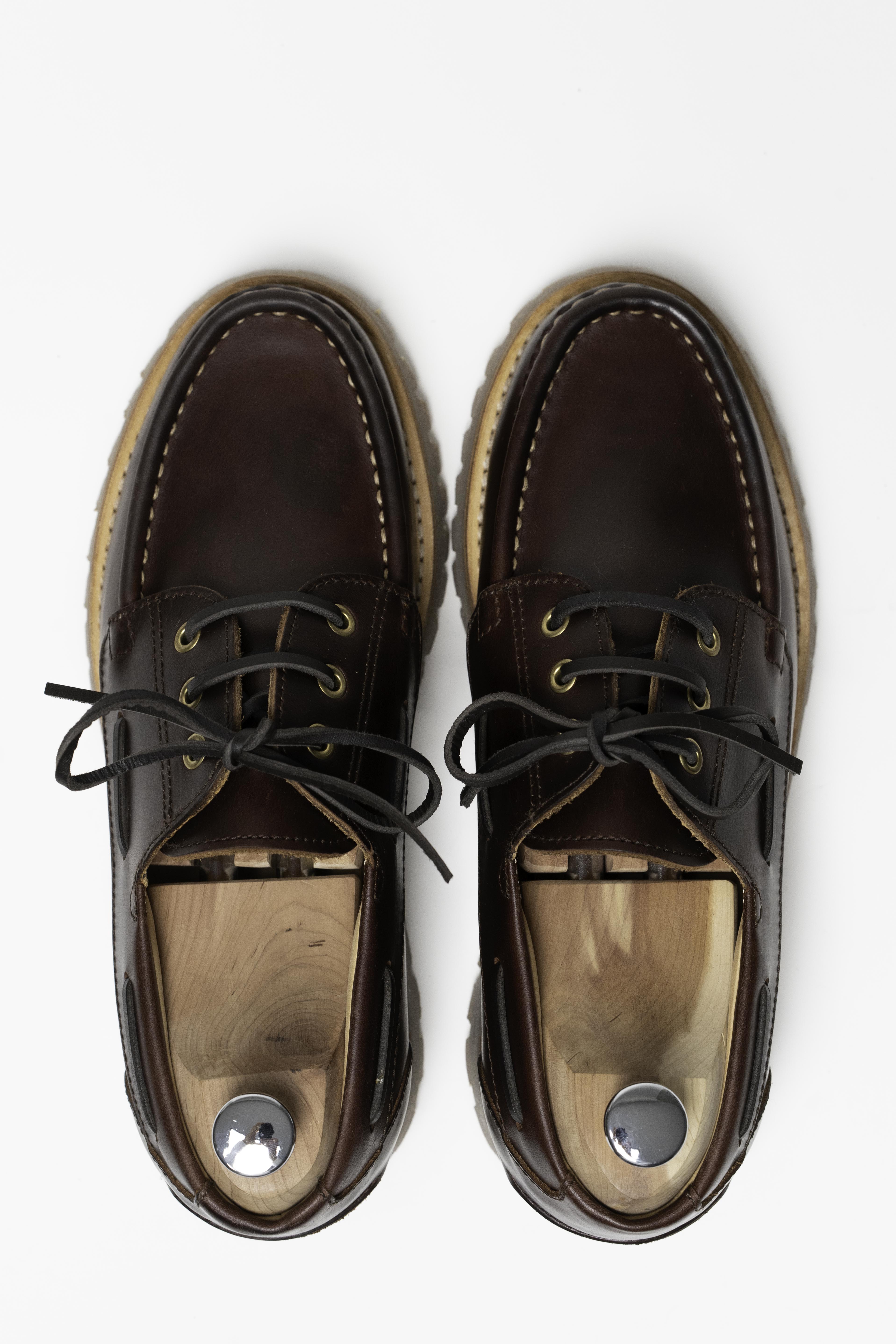 Deck - Chaussures Bateau Cuir Marron