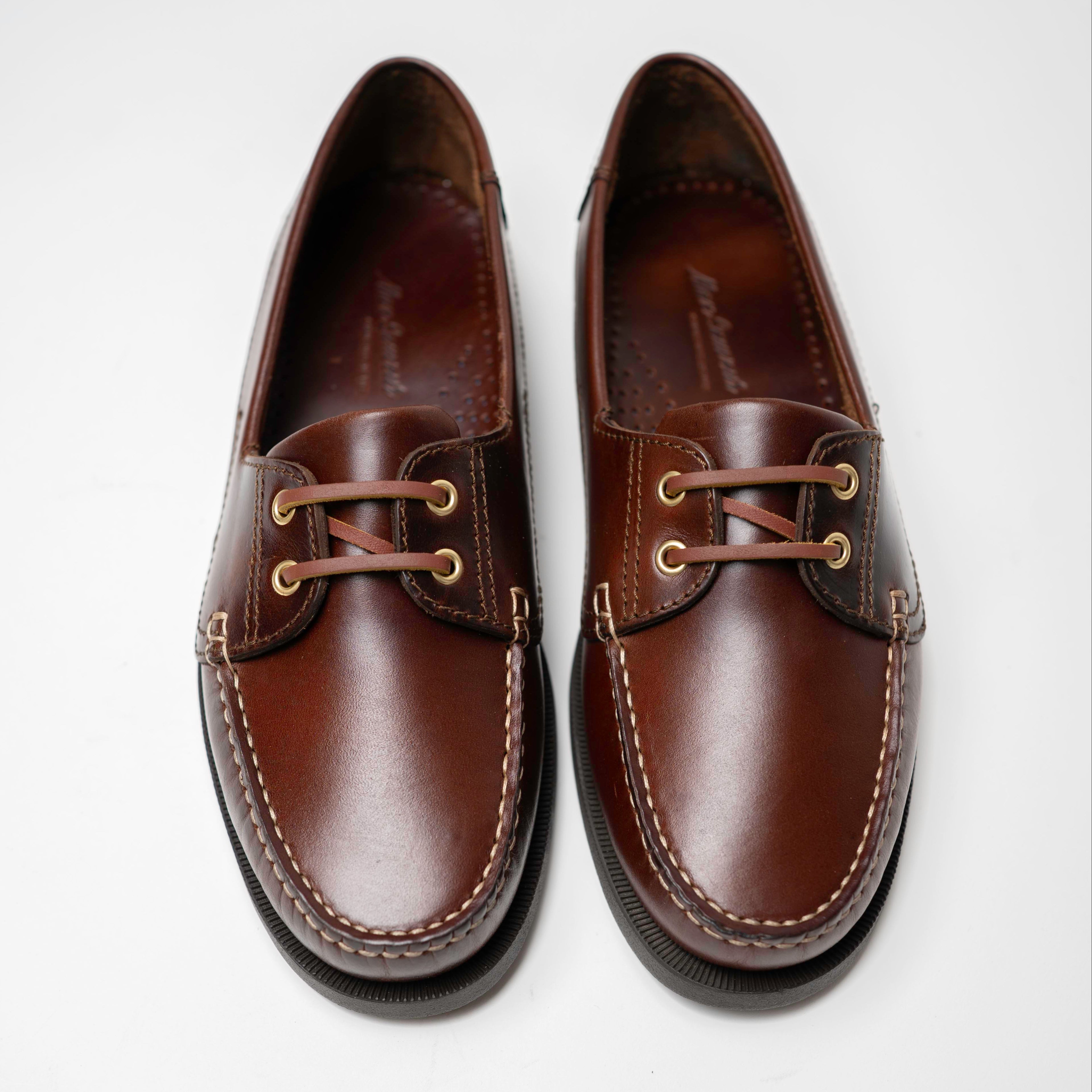 Le Boat - Chaussures Bateau Cuir Marron