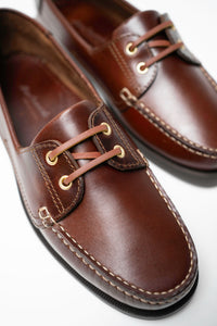 Le Boat - Chaussures Bateau Cuir Marron