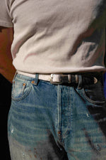 Charger l'image dans la galerie, Morricone - Ceinture Pony Imprimé Vache, Boucle Western

