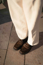 Charger l'image dans la galerie, Le Moc Jagger - Chaussures Mocassin Cuir Pony Marron
