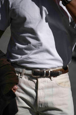 Charger l'image dans la galerie, Morricone - Ceinture Pony Imprimé Vache, Boucle Western
