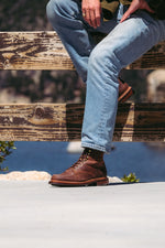 Charger l'image dans la galerie, Springsteen - Chaussures Boots Cuir Gras Marron

