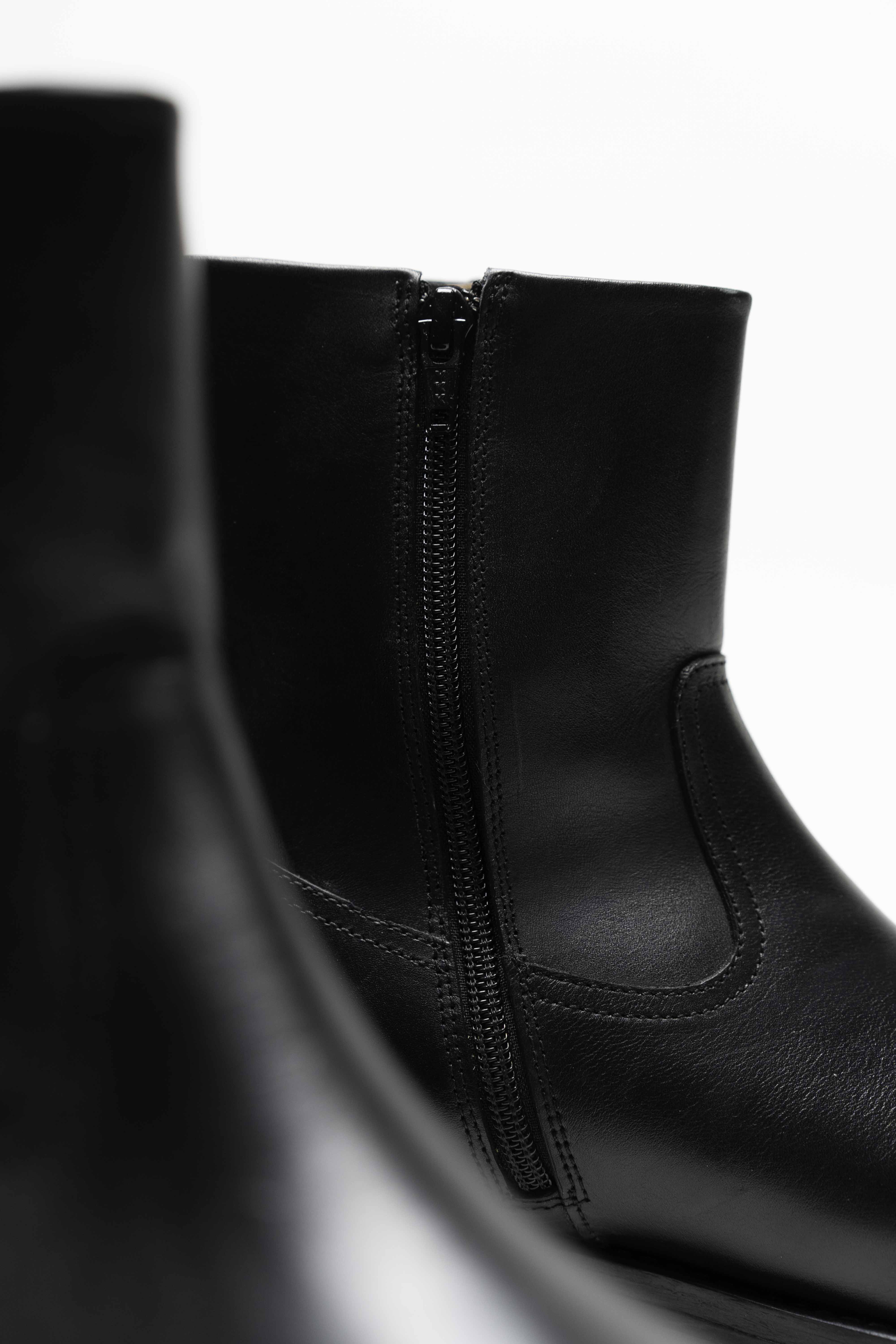 Dakota - Chaussures Chelsea Boots Cuir Noir