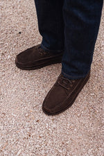 Charger l'image dans la galerie, Wico - Chaussures Boots Mocassin Veau Velours Chocolat
