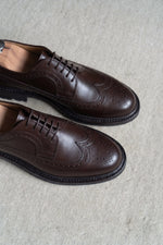 Charger l'image dans la galerie, Brogues - Chaussures Derby Cuir Marron
