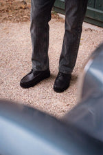 Charger l'image dans la galerie, Wico - Chaussures Boots Mocassin Cuir Grainé Noir

