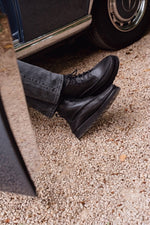 Charger l'image dans la galerie, Wico - Chaussures Boots Mocassin Cuir Grainé Noir
