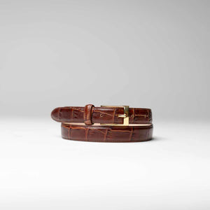 Jamie - Ceinture en Cuir Marron