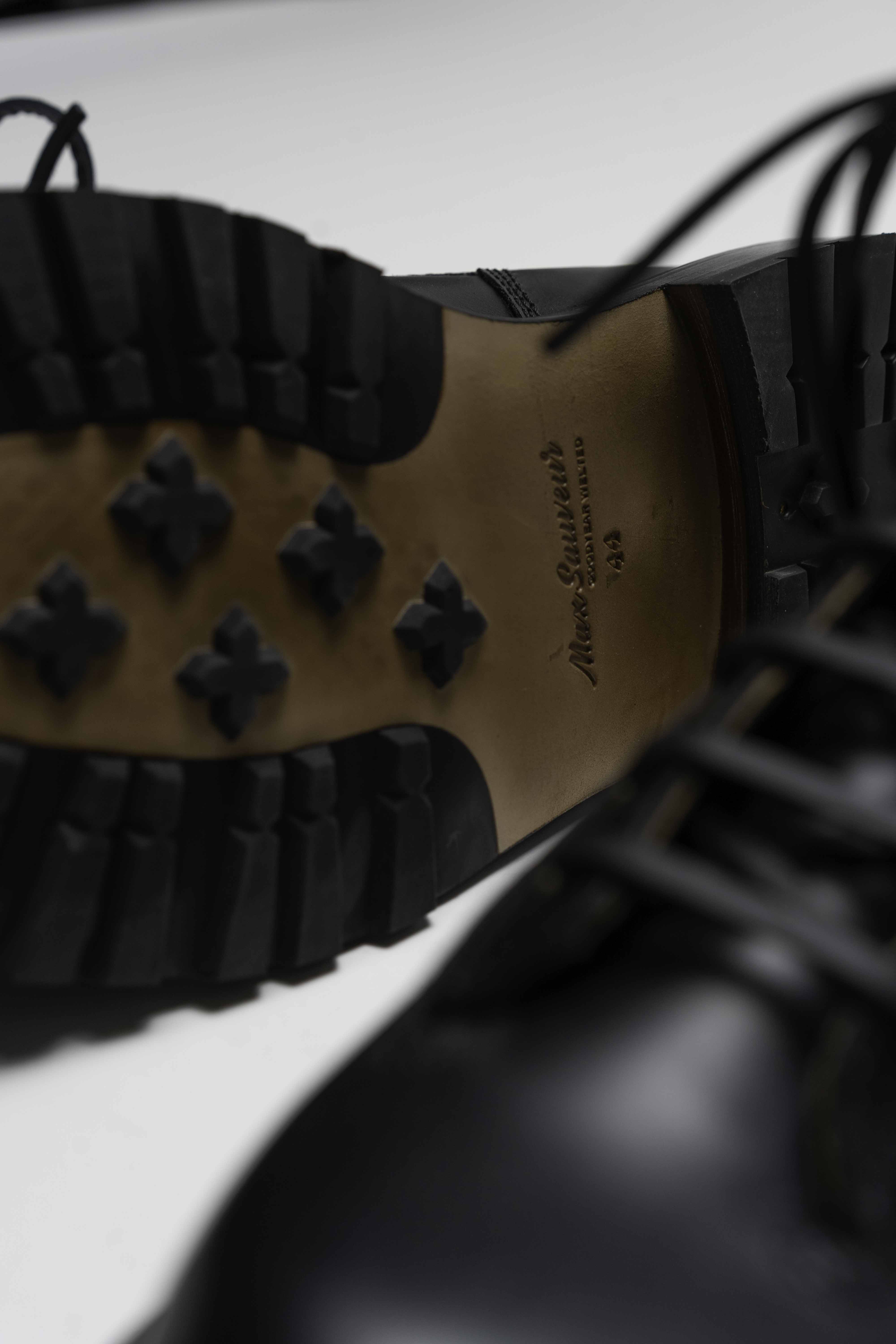 Logger Boots - Chaussures Work Boots Cuir Noir