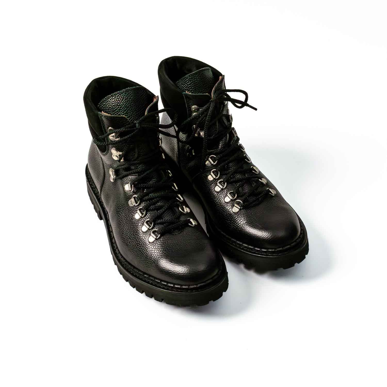 Cliff - Chaussures Hiking Boots Cuir Grainé Noir