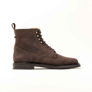 Jumper - Chaussures Boots Nubuck Grainé Marron