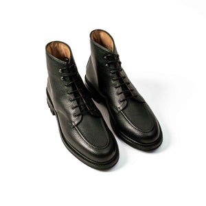 Wayne - Chaussures Boots Cuir Noir