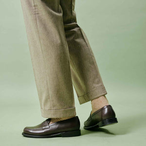 Mocassins Hommes Cuir Penny Loafers - Chaussures Conduite Respirantes Et Confortables