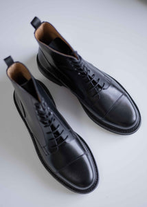 Jumper - Chaussures Boots Cuir Noir