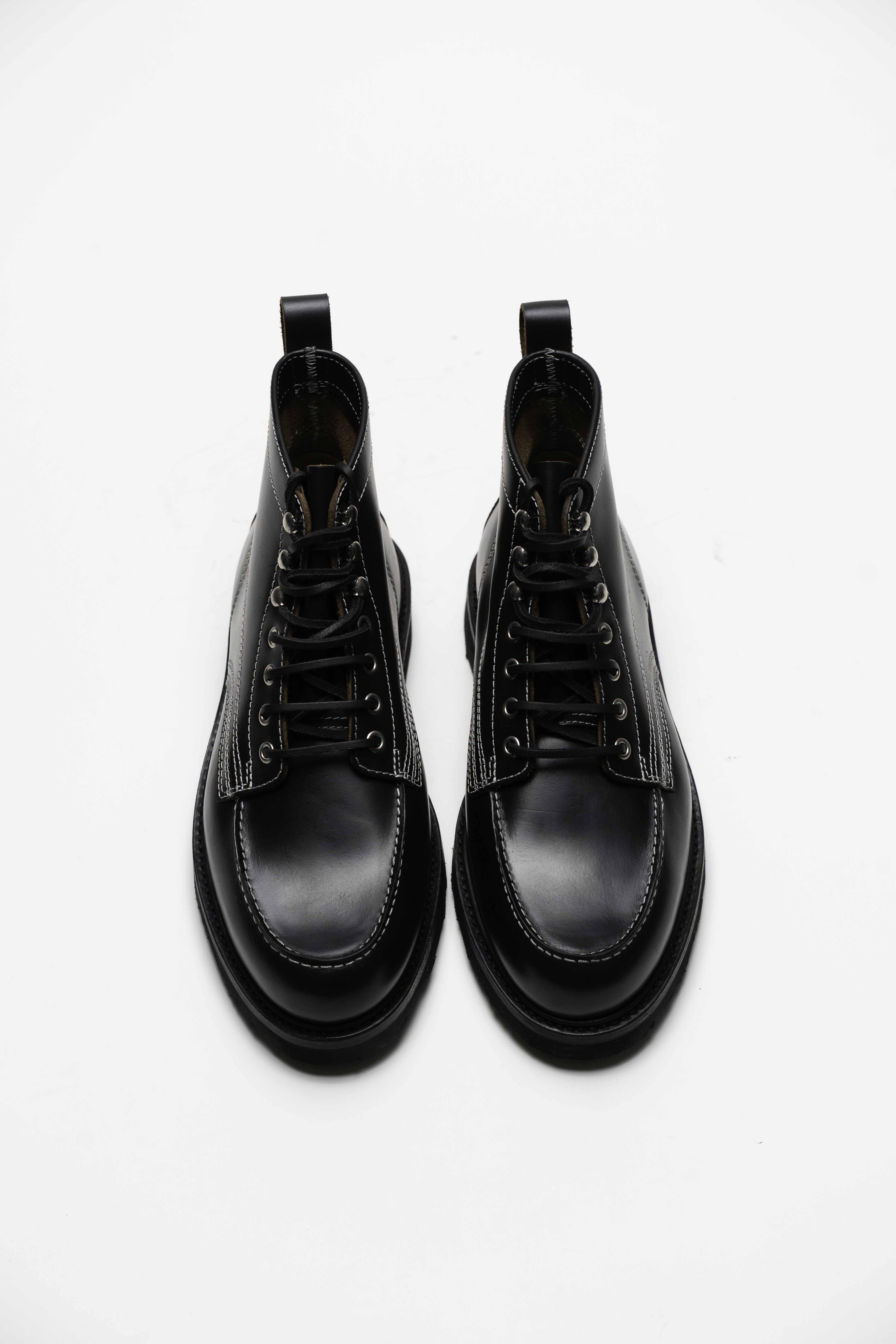 Powell - Chaussures Boots Cuir Noir