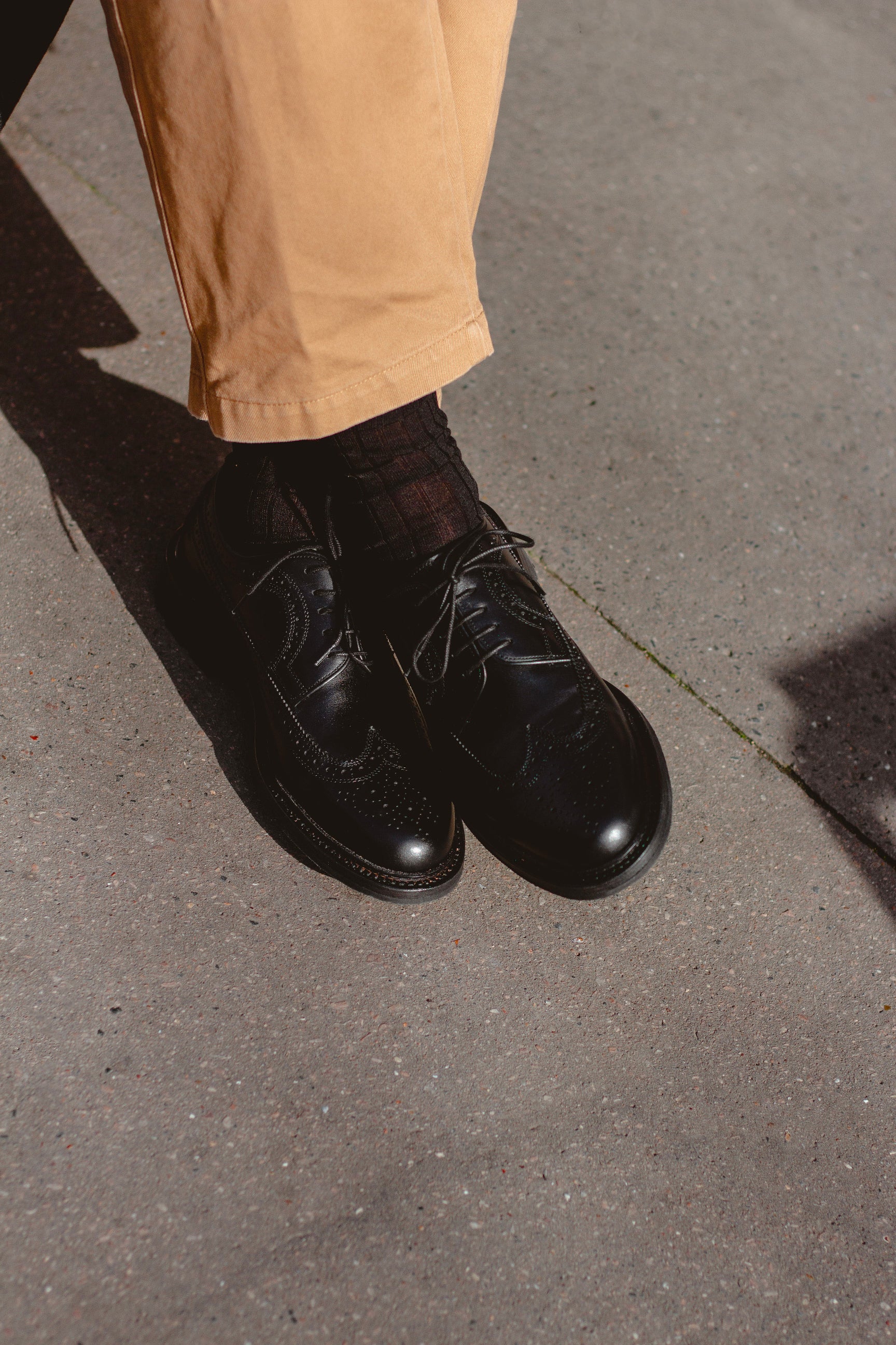 Brogues - Chaussures Derby Cuir Noir