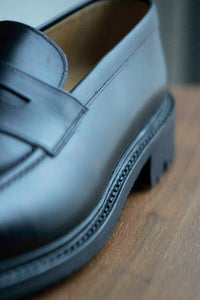 Paul - Chaussures Mocassin Cuir Noir