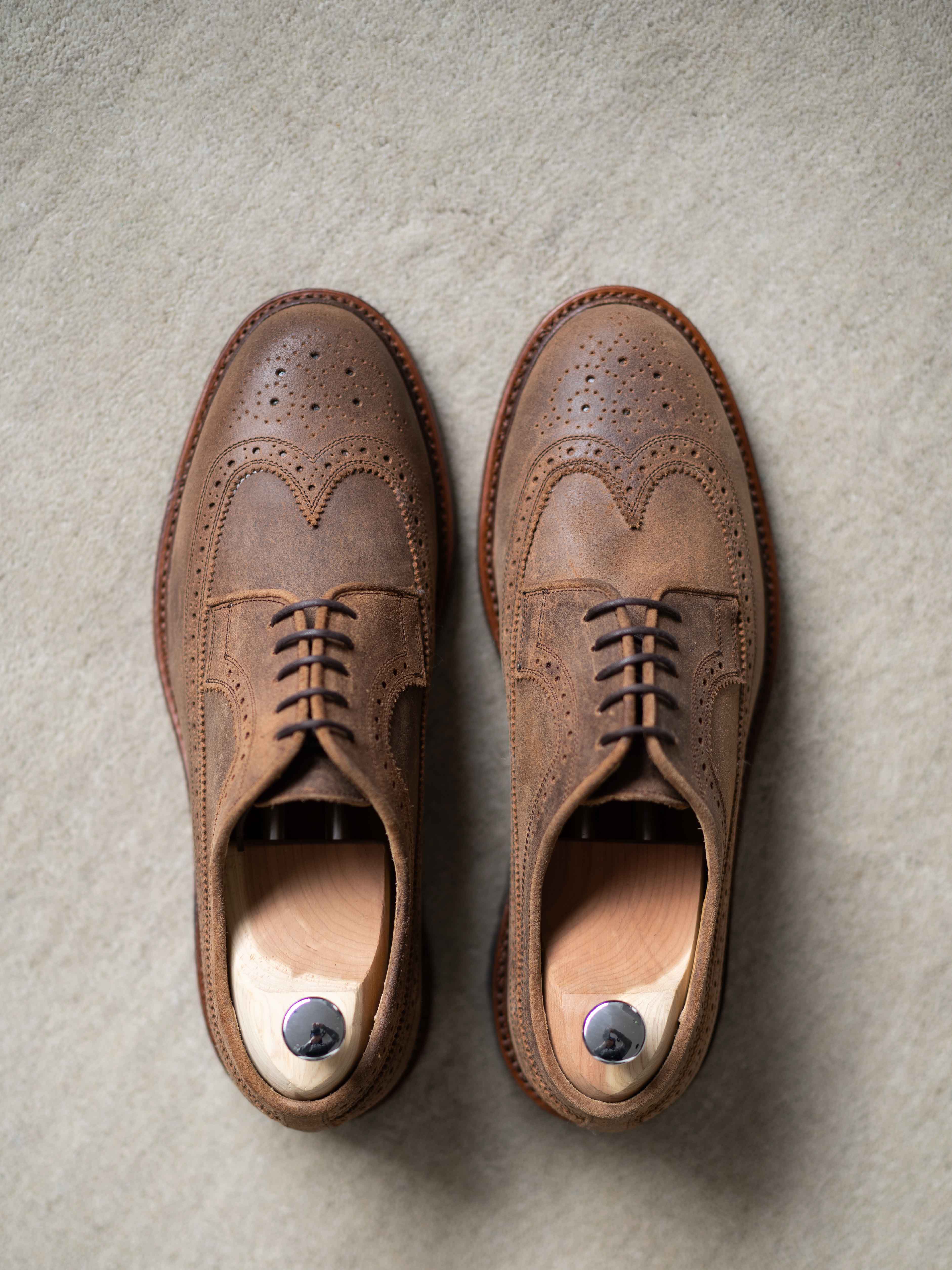 Brogues - Chaussures Derby Cuir Gras Marron