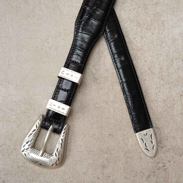 Ceinture réversible noire et marron cuir Homme Ceinture réversible noire et marron cuir Homme
