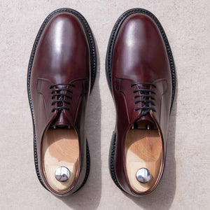 Blucher - Chaussures Derby Cuir Bordeaux