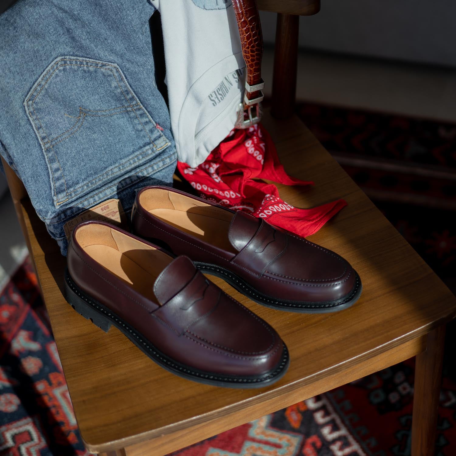 Brogues - Chaussures Derby Cuir Bordeaux – Max Sauveur