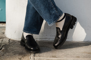 Paul - Chaussures Mocassin Cuir Noir